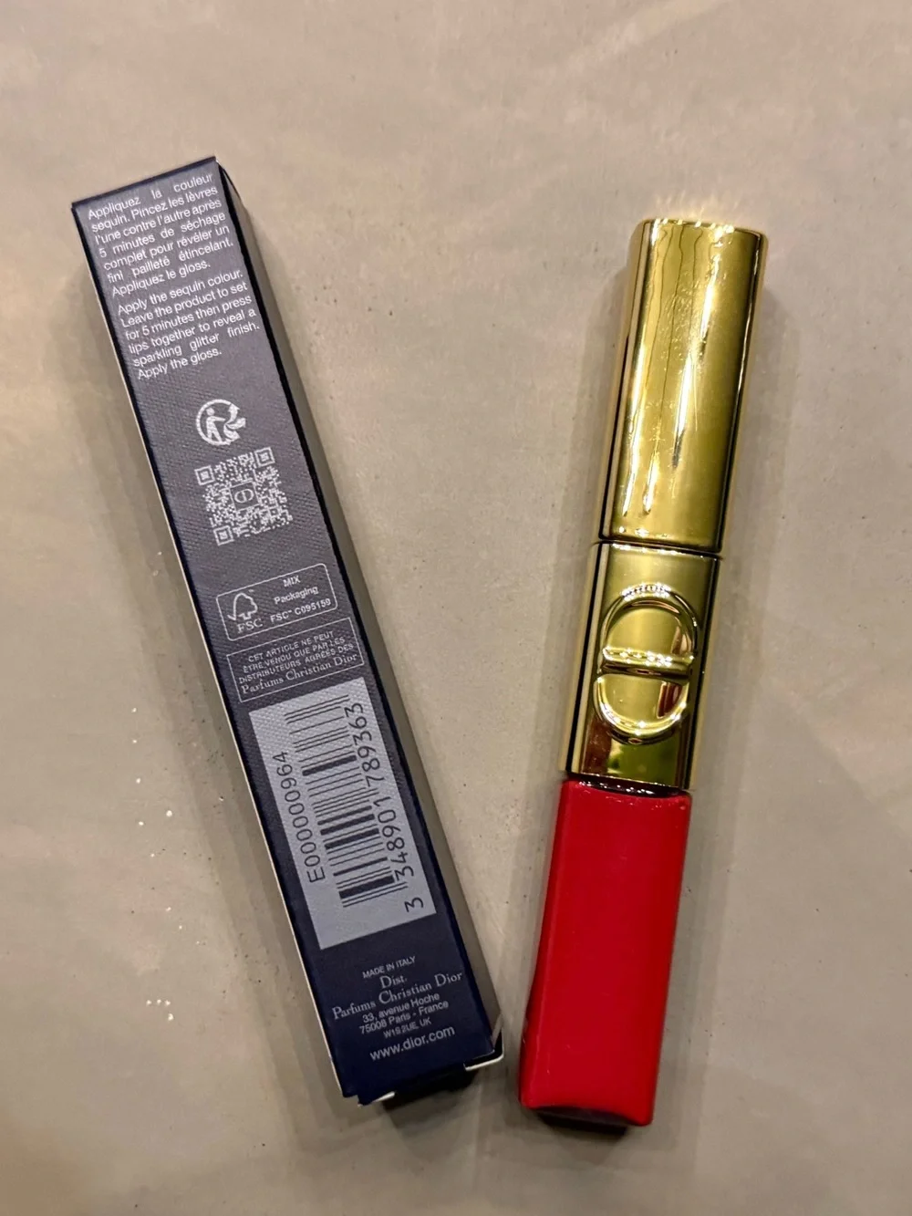 Dior Rouge Dior Sequin Liquid Lipstick Duo - 999 Red